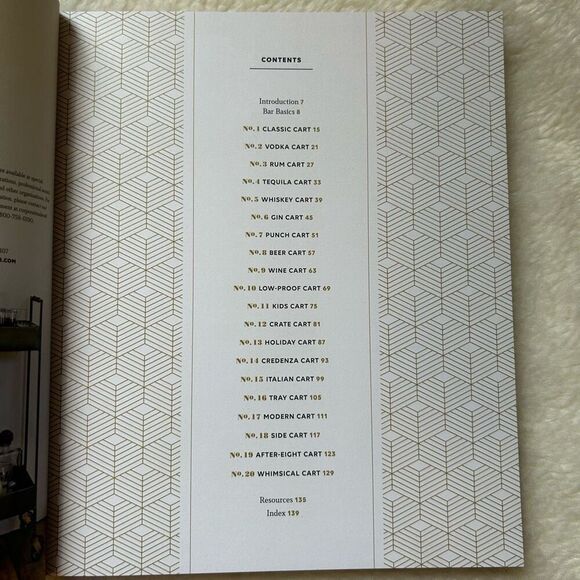 The Art of the Bar Cart: Styling & Recipes Book by Vanessa Dina - Picture 2 of 4